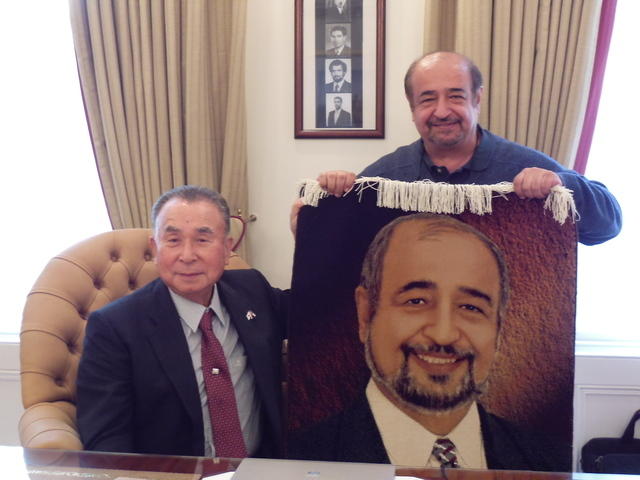 FF with Mr. Okage, Chairman of Cosmo Oil